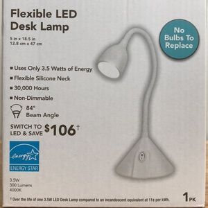 Flexible LED Desk Lamp-White